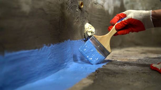 Commercial Wet Basement Repair project at a Midland, PA business property by SJ Waterproofing Pros